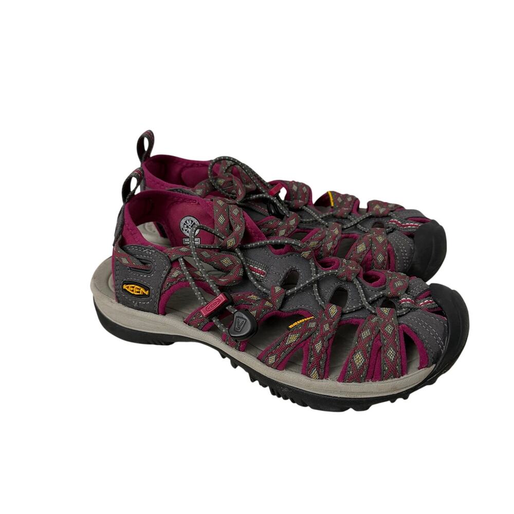 Keen Sandals Womens Size 6.5 Whisper Magenta Gray Waterproof